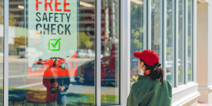 Dual-Sided Displays Roll Out Digital Marketing for Burt Brothers