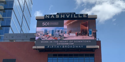 At Nashville’s Fifth and Broadway, digital signage shines bright