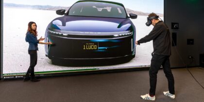The Wall powers collaborative design at Lucid Motors