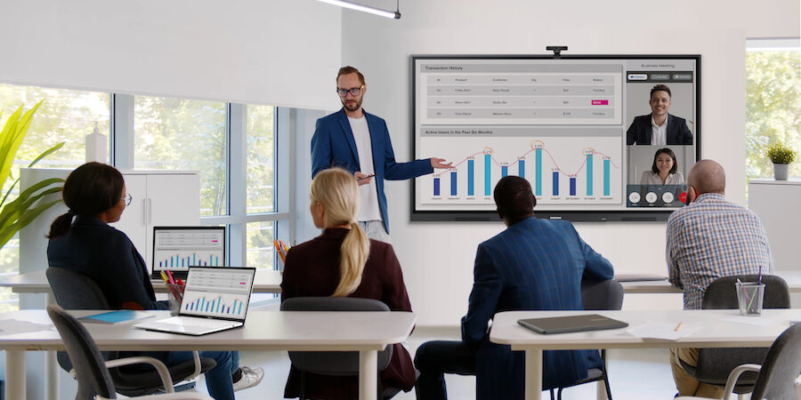 King of collaboration: Samsung Interactive Display unites teams near and far